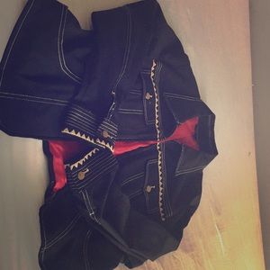 Black jean jacket
